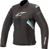 ALPINESTARS Stella T-GP Plus R v3 Air Jacket - Black/White/Teal - Large 33106201270L
