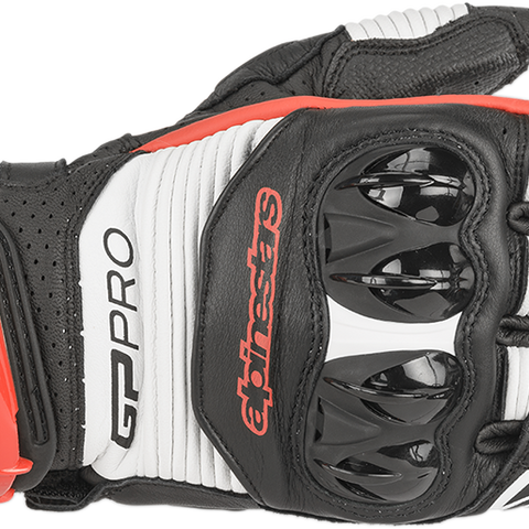ALPINESTARS GP Pro R3 Gloves - Black/White/Bright Red - 2XL 3556719-1304XXL