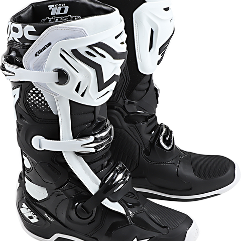 ALPINESTARS Tech 10 Boots - Black/White - US 11 2010020-12-11