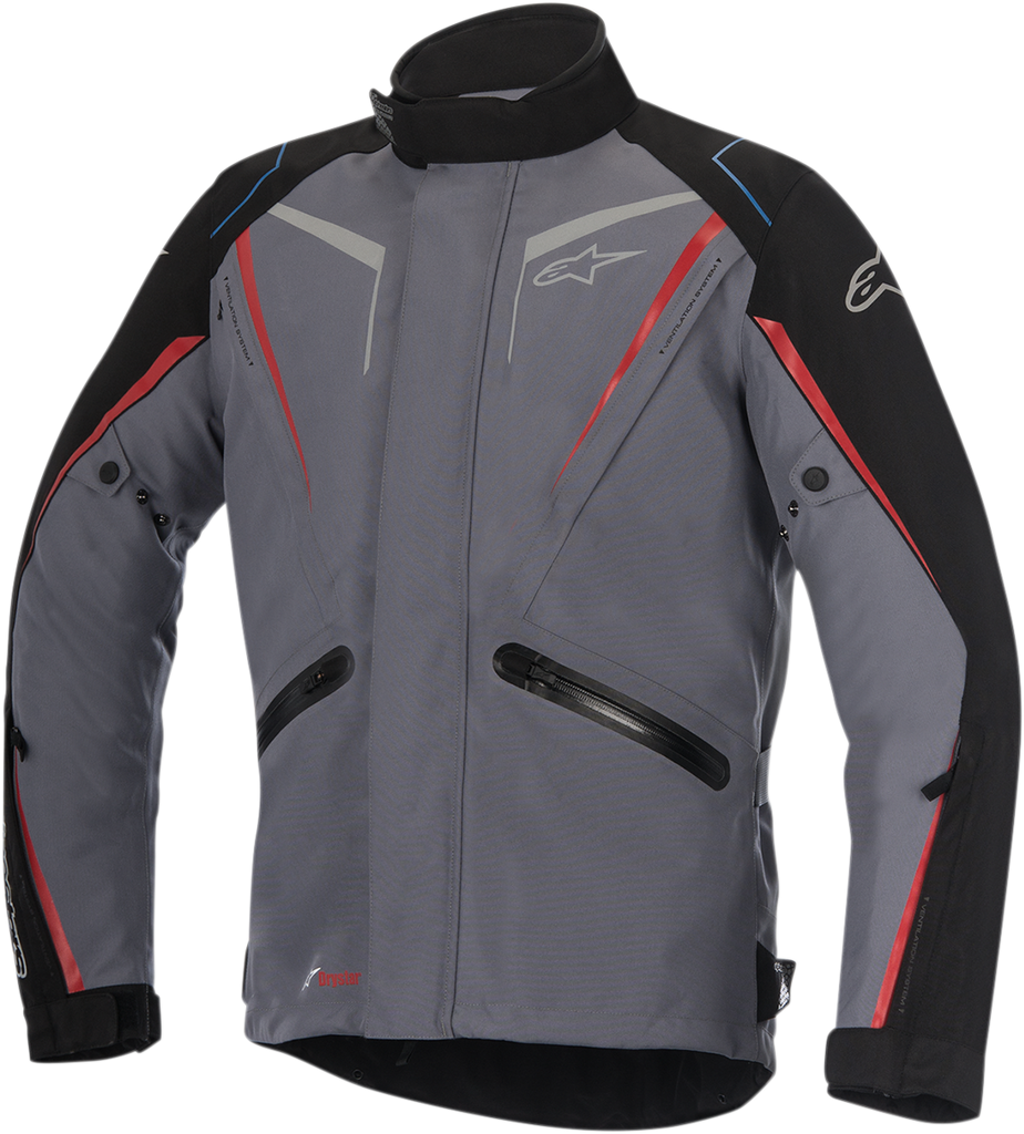 ALPINESTARS Yokohama Drystar? Jacket - Gray/Black/Red - 2XL 3206017-1018-2X