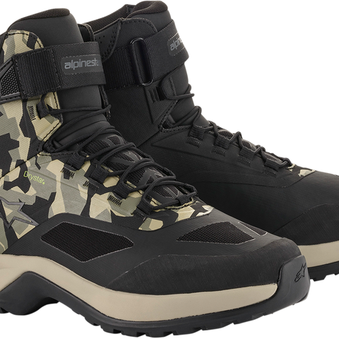 ALPINESTARS CR-6 Drystar? Shoes - Black/Brown/Green - US 10 2611020160910