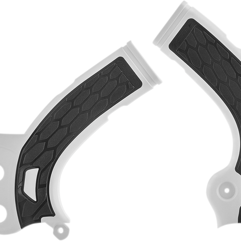 ACERBIS X-Grip Frame Guards - White/Black - YZ 250F/450F/WR250F/450F 2640271035