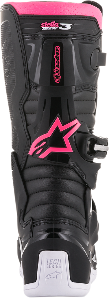 ALPINESTARS Stella Tech 3 Boots - Black/White/Pink - US 6 2013218-130-6