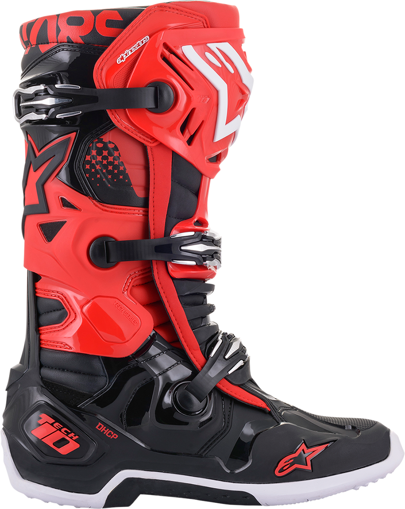 ALPINESTARS Tech 10 Boots - Black/Red - US 14 2010020-31-14