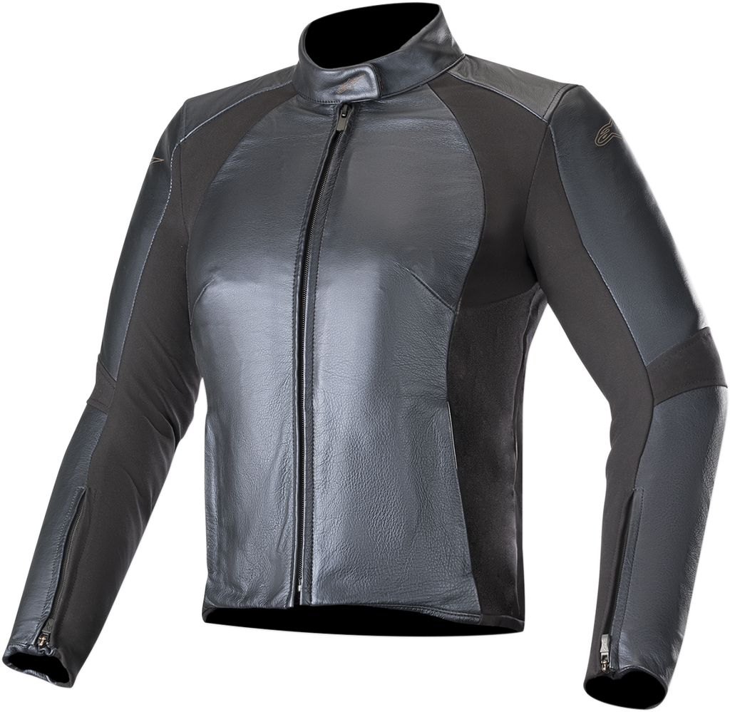ALPINESTARS Stella Vika v2 Leather Jacket - Blue - US 4 / EU 40 3115519-7180-40