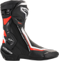 ALPINESTARS SMX+ Boots - Black/White/Red Fluorescent - US 11.5 / EU 46 2221019-1231-46