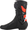 ALPINESTARS SMX+ Boots - Black/White/Red Fluorescent - US 10.5 / EU 45 2221019-1231-45