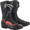 ALPINESTARS SMX-6 v2 Vented Boots - Black/Gray/Red - US 13.5 / EU 49 2223017-1133-49