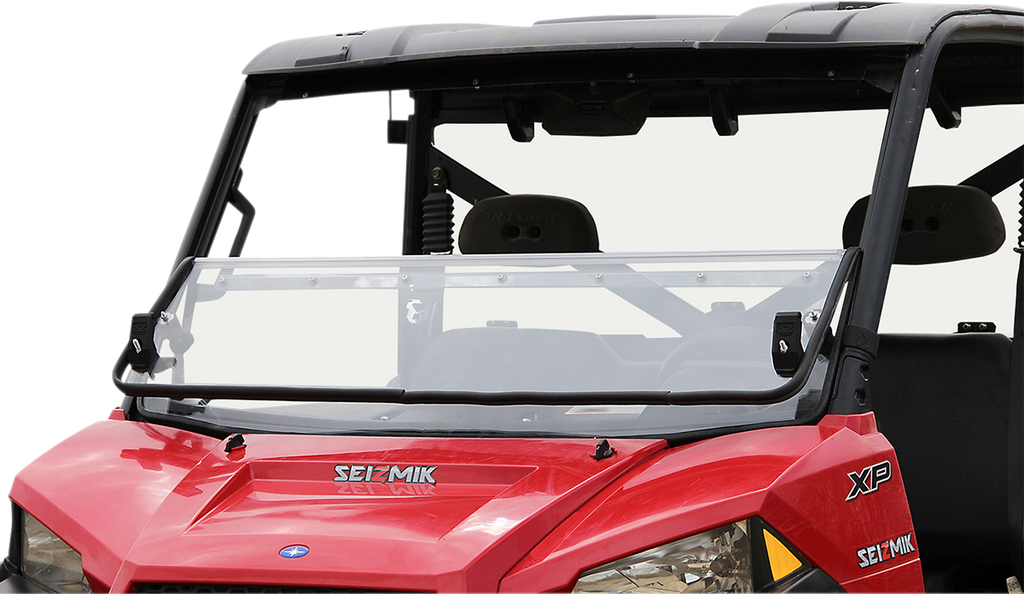 SEIZMIK Folding Windshield - Polycarbonate - Ranger 50-23078KIT