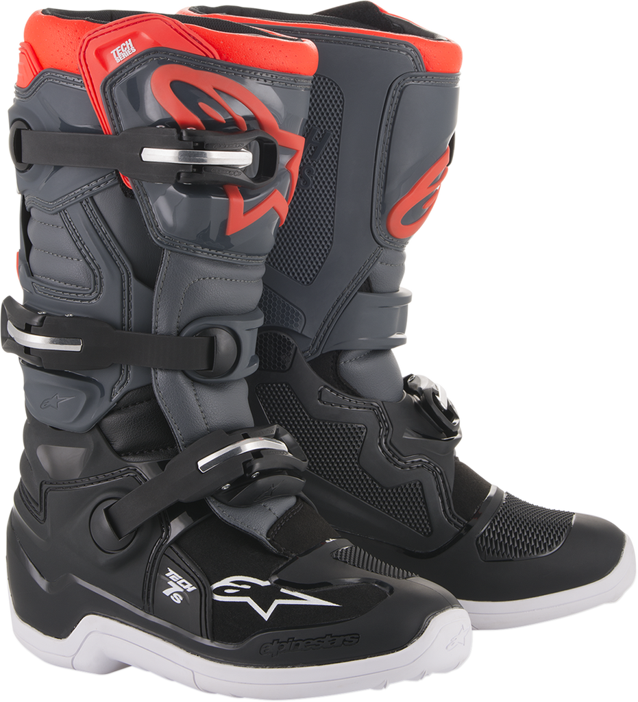 ALPINESTARS Youth Tech 7S Boots - Black/Gray - US 7 201501711337