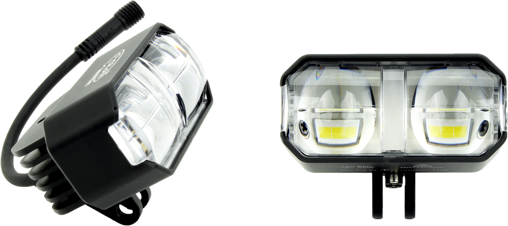 Aux Driving Lights Kit 1.25" Bar Mnt. White/Amber Pr