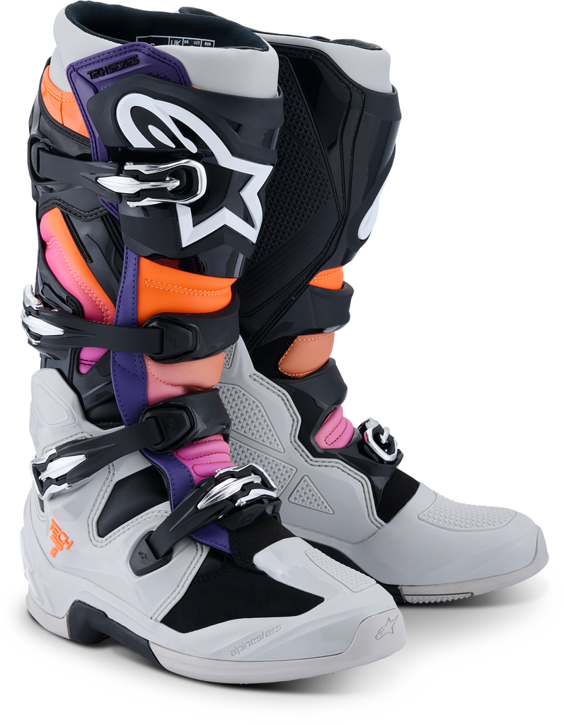Tech 7 Blk/Lght Gry/Orng Fl/Magnta 8