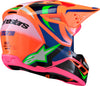Sm3 Youth Deegan Helmet Orng Flo/Prpl/Pnk Fluo Ys