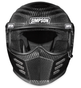 SIMPSON MOTORCYCLE OUTLAW BANDIT 3 HELMET - CARBON FIBER - Team Dream Rides