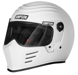 SIMPSON MOTORCYCLE OUTLAW BANDIT 3 HELMET - White