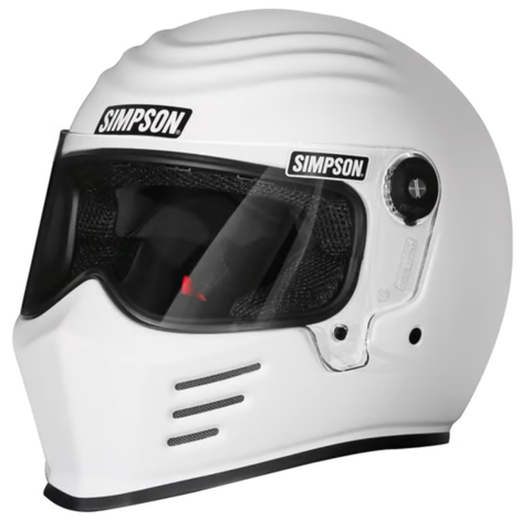 SIMPSON MOTORCYCLE OUTLAW BANDIT 3 HELMET - White