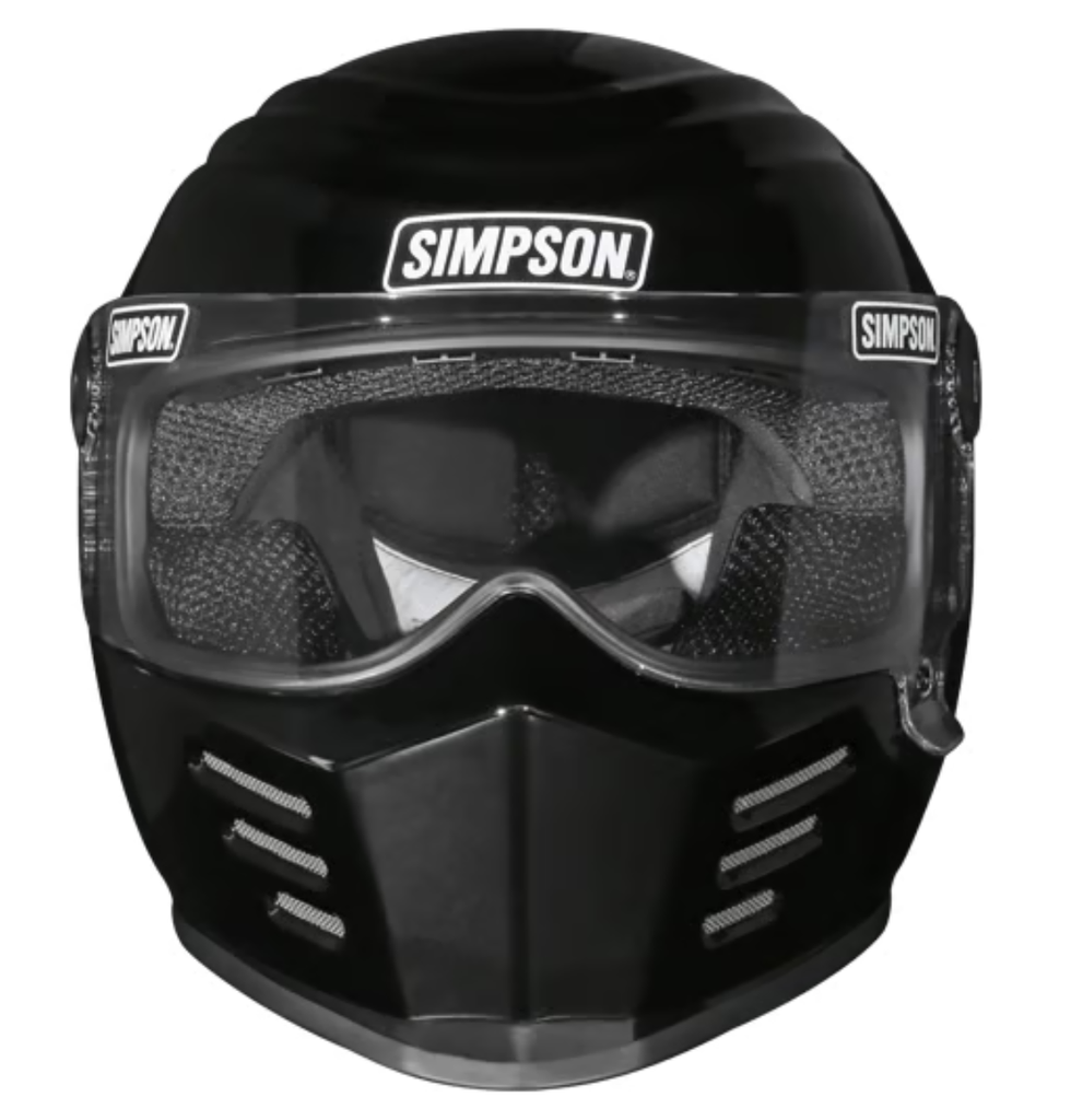 SIMPSON MOTORCYCLE OUTLAW BANDIT 3 HELMET - Gloss Black
