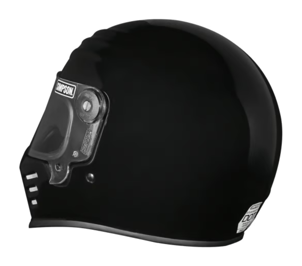 SIMPSON MOTORCYCLE OUTLAW BANDIT 3 HELMET - Gloss Black