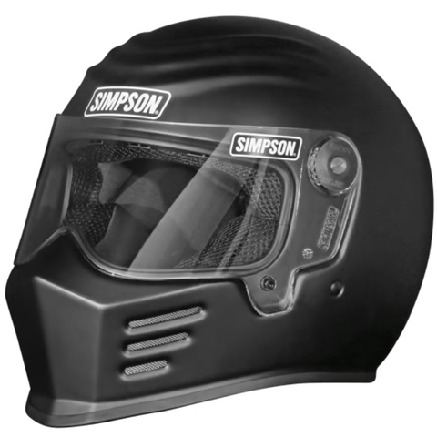 SIMPSON MOTORCYCLE OUTLAW BANDIT 3 HELMET - Flat Black