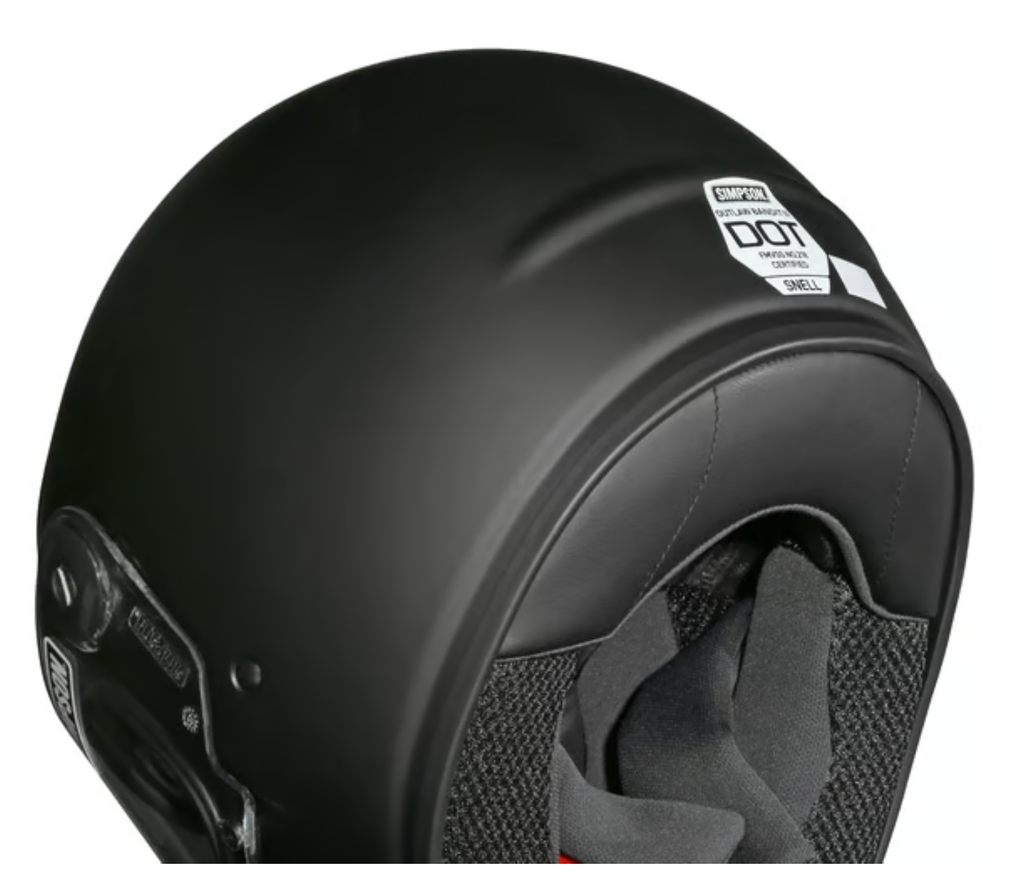 SIMPSON MOTORCYCLE OUTLAW BANDIT 3 HELMET - Flat Black