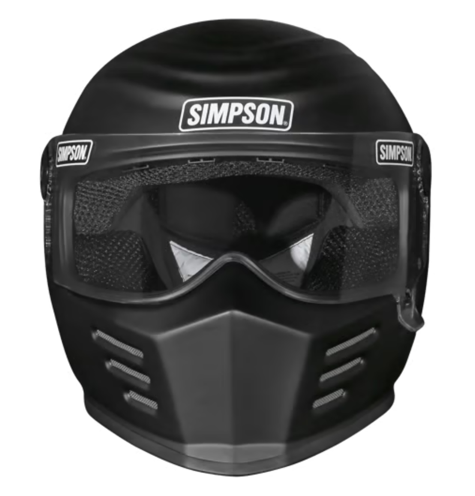 SIMPSON MOTORCYCLE OUTLAW BANDIT 3 HELMET - Flat Black