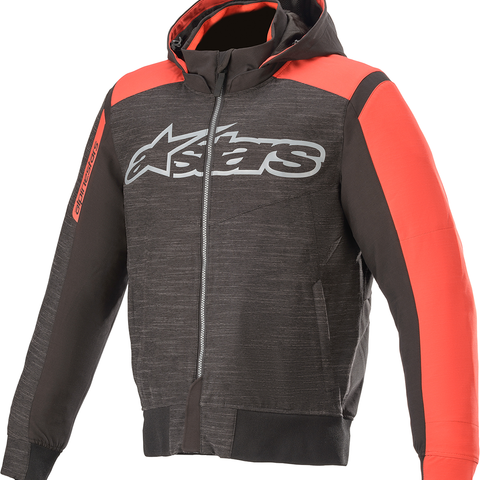 ALPINESTARS Rhod Windstopper Hoodie - Black/Gray/Red - Large 4200420-1123-L