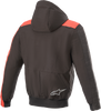 ALPINESTARS Rhod Windstopper Hoodie - Black/Gray/Red - XL 4200420-1123-XL