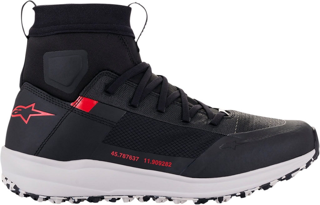 ALPINESTARS Speedforce Shoes - Black/White/Red - US 8 2654321-123-8
