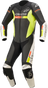 ALPINESTARS GP Force Chaser 1-Piece Leather Suit - Black/White/Red Fluo/Yellow Fluo - US 44 / EU 54 3150321-1236-54