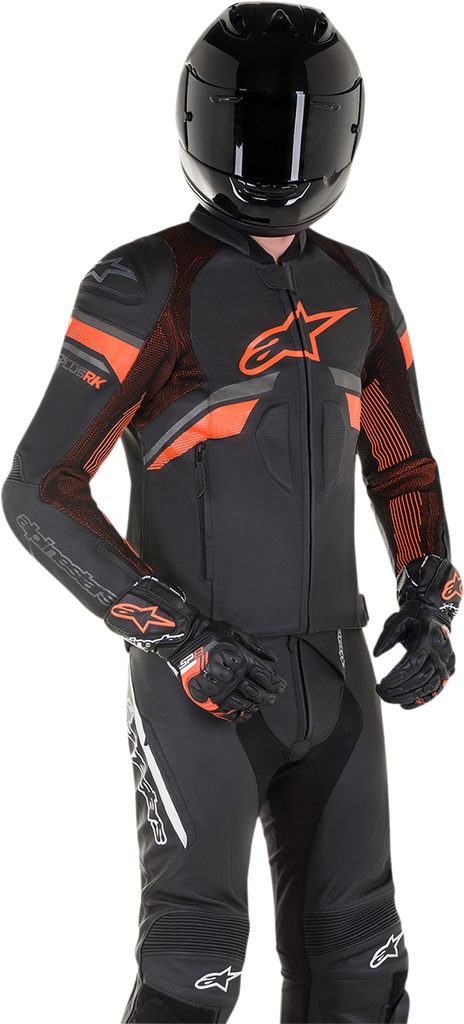 ALPINESTARS GP Plus R v3 Rideknit? Leather Jacket - Black/Red Fluo - US 44 / EU 54 3100321-1030-54