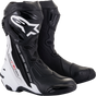 ALPINESTARS Supertech V Boots - Black/White - US 12.5 / EU 48 2220121-12-48