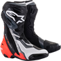 ALPINESTARS Supertech V Boots - Black/Red/White/Gray - US 9 / EU 43 2220121-1329-43