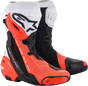 ALPINESTARS Supertech V Boots - Black/Fluo Red/White - US 7.5 / EU 41 2220121-124-41