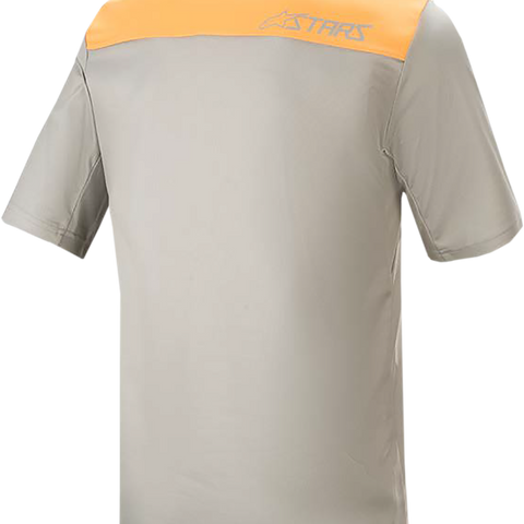 ALPINESTARS Drop 4.0 Short-Sleeve Jersey - Gray Steel/Tangerine - Large 1766220-6004-LG