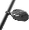 SEIZMIK Mirror - Photon - Side View - Oval - Black/Silver - 1.75" 56-18107