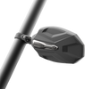 SEIZMIK Mirror - Photon - Side View - Oval - Black/Silver - 2" 56-18108