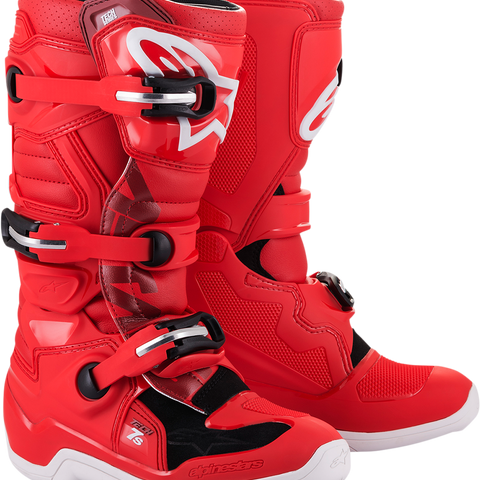 ALPINESTARS Youth Tech 7S Boots - Red - US 8 2015017-30-8