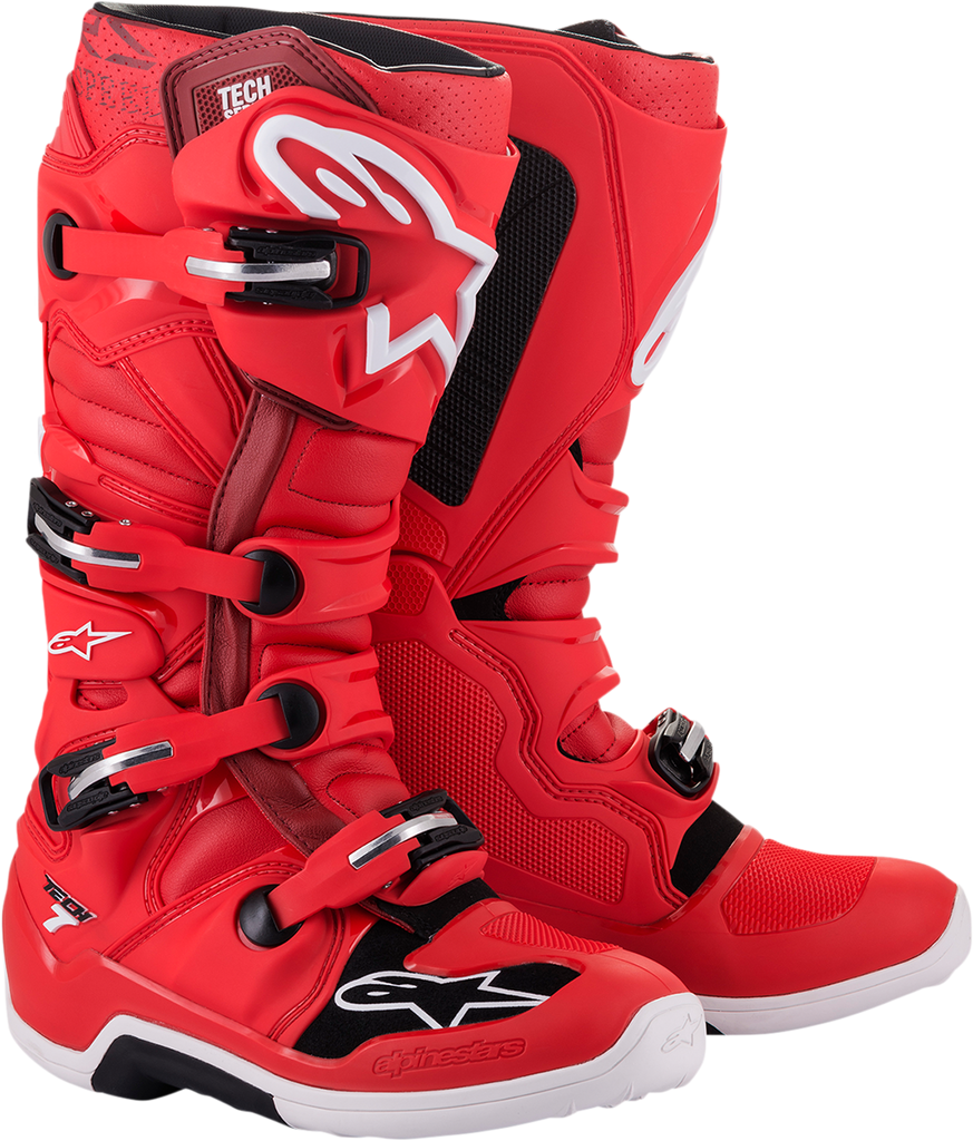 ALPINESTARS Tech 7 Boots - Red - US 8 2012014-30-08