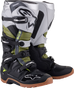 ALPINESTARS Tech 7 Enduro Boots - Black/Silver/Green - US 8 2012114-1916-8