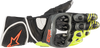 ALPINESTARS GP Plus R v2 Gloves - Metallic Gray/Black/Fluo Yellow/Fluo Red - 2XL 3556520-9135-2X