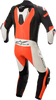 ALPINESTARS Missile Ignition v2 1-Piece Suit - Black/White/Red Fluorescent - US 38 / EU 48 3150222-1231-48