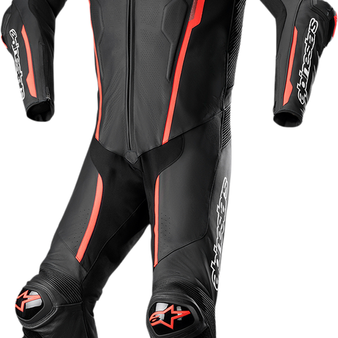 ALPINESTARS Missile v2 1-Piece Suit - Black/Red Fluorescent - US 44 / EU 54 3150122-1030-54