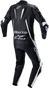 ALPINESTARS Fusion 1-Piece Suit - Black/White - US 38 / EU 48 3153022-12-48