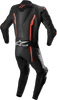 ALPINESTARS Missile v2 1-Piece Suit - Black/Red Fluorescent - US 50 / EU 60 3150122-1030-60