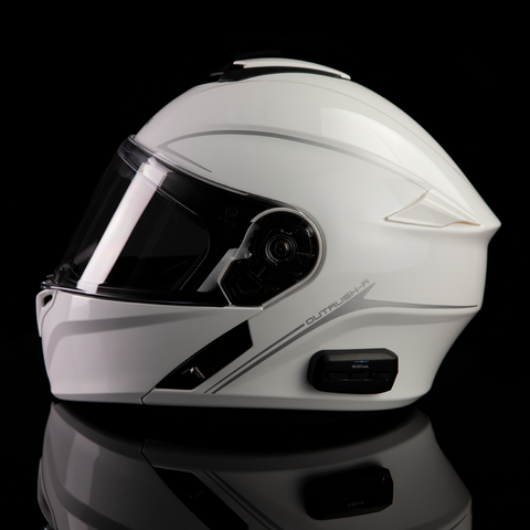 SENA Outrush R Helmet - White - Small OUTRUSHR-GW00S3