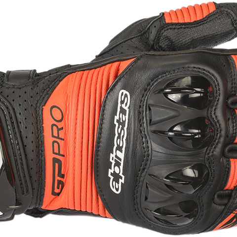 ALPINESTARS GP Pro RS3 Gloves - Black/Fluo Red - Medium 3556922-1030-M