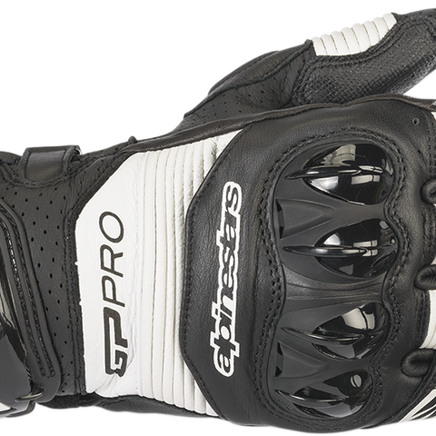 ALPINESTARS GP Pro RS3 Gloves - Black/White - Large 3556922-12-L