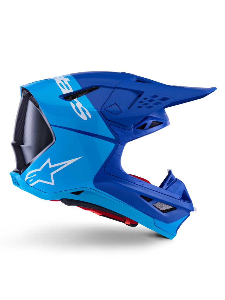 Supertech S M10 Flood Helmet Met Blu/Md Blu/Blk Crb M&G Xl