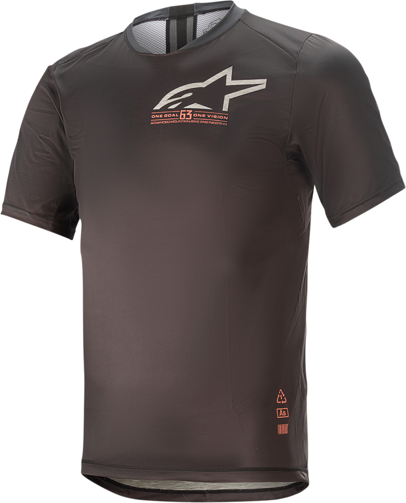 ALPINESTARS Alps 6.0 V2 Short-Sleeve Jersey - Black/Coral - Medium 1763921-1793-MD