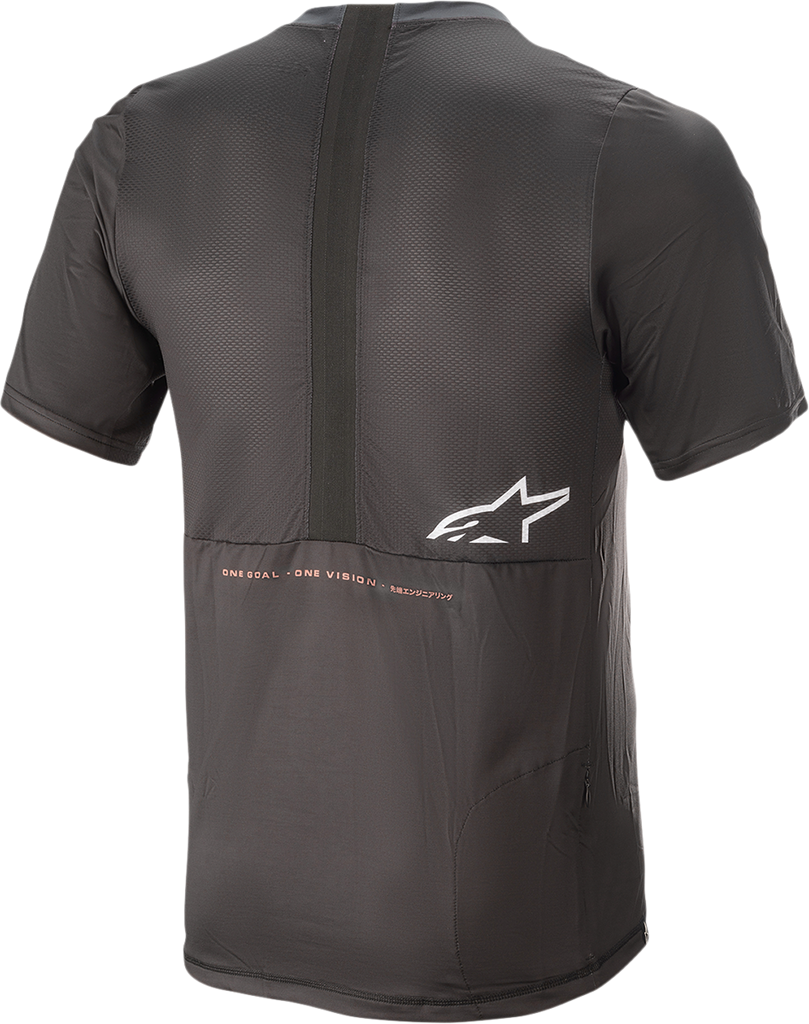 ALPINESTARS Alps 6.0 V2 Short-Sleeve Jersey - Black/Coral - Large 1763921-1793-LG